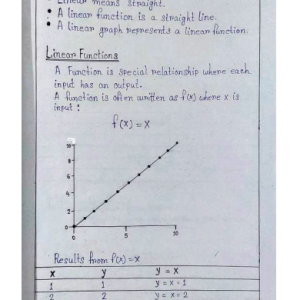 Mathematics Hand Written Notes for Data Science & ML